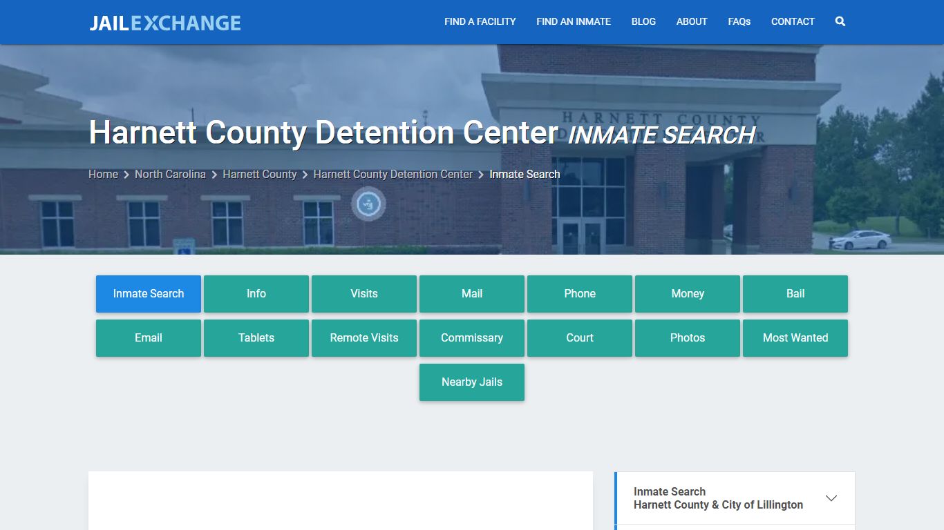 Harnett County Detention Center Inmate Search - Jail Exchange
